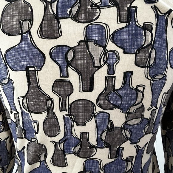 EFFIES HEART Art to Wear Julliard TOP M Knit Tunic Cowl Artsy Novelty Lagenlook - Picture 12 of 15